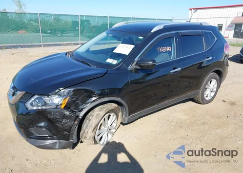 2016 Nissan Rogue Sv from USA, damaged, VIN KNMAT2MV7GP638809